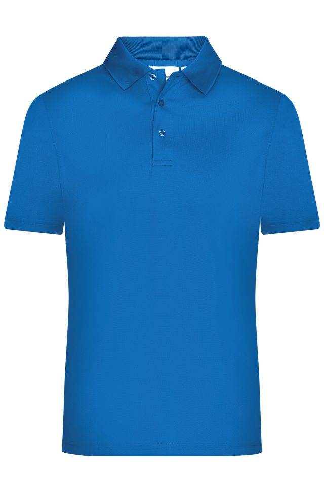 Men's Active Polo Polo aus Funktions-Polyester für Promotion, Sport und Freizeit blau, Gr. M