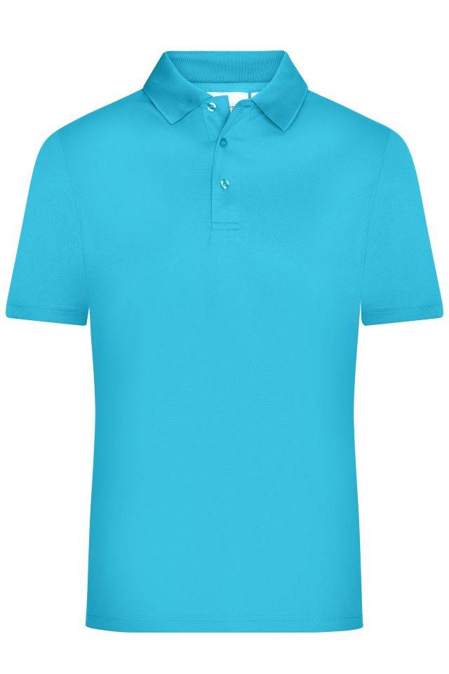 Men's Active Polo Polo aus Funktions-Polyester für Promotion, Sport und Freizeit blau, Gr. S