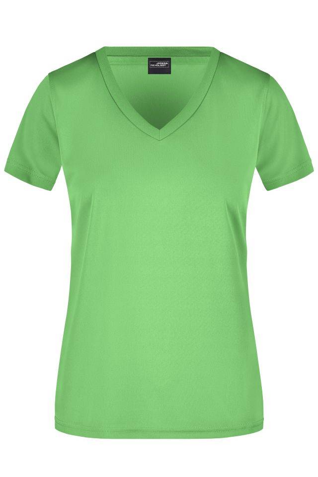 Ladies' Active-V Funktions T-shirt für Freizeit und Sport grün, Gr. 3XL