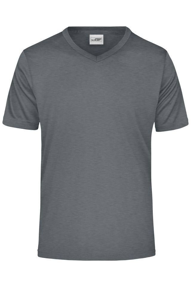 Men's Active-V Funktions T-shirt für Freizeit und Sport grau, Gr. 3XL