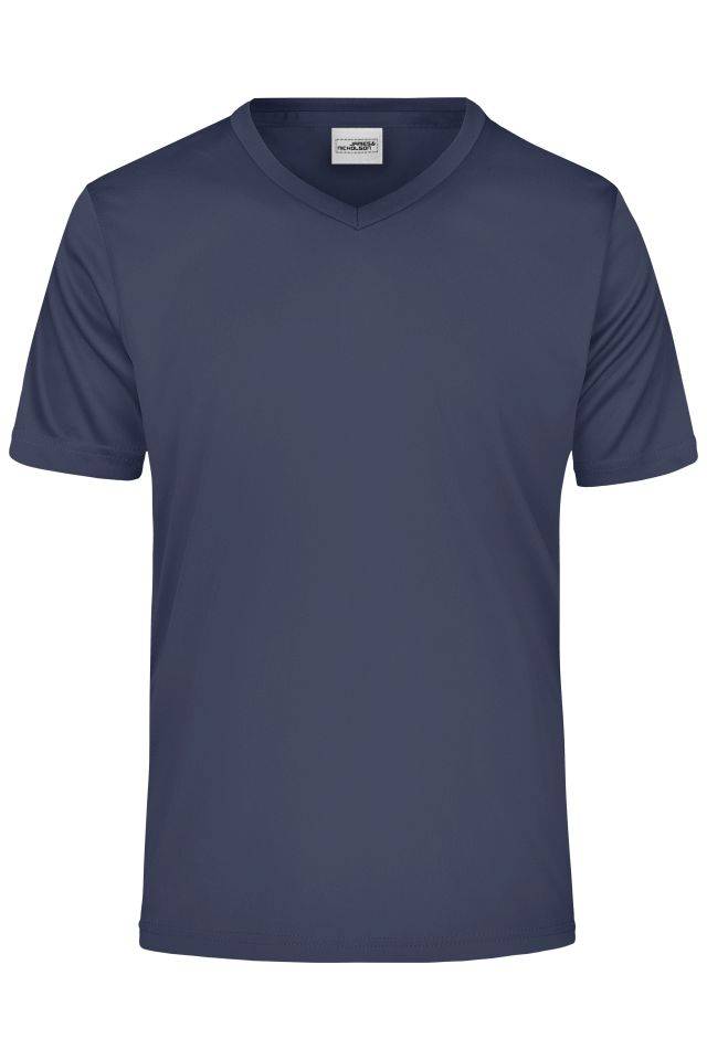 Men's Active-V Funktions T-shirt für Freizeit und Sport blau, Gr. S