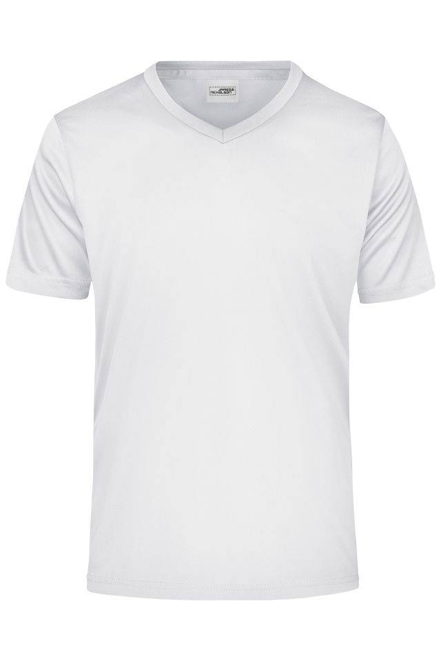 Men's Active-V Funktions T-shirt für Freizeit und Sport weiß, Gr. XL