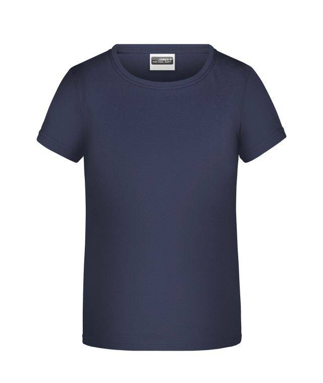 Promo-T Girl 150 Klassisches T-Shirt für Kinder blau, Gr. S