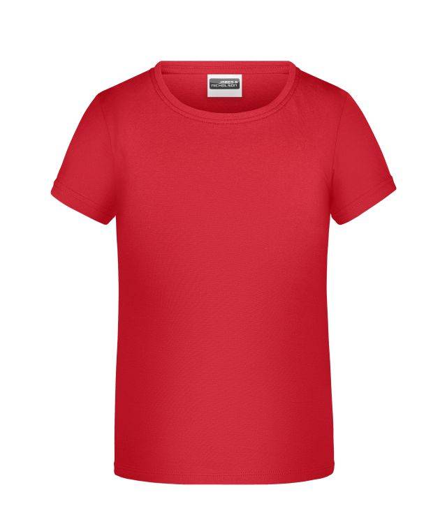 Promo-T Girl 150 Klassisches T-Shirt für Kinder rot, Gr. M