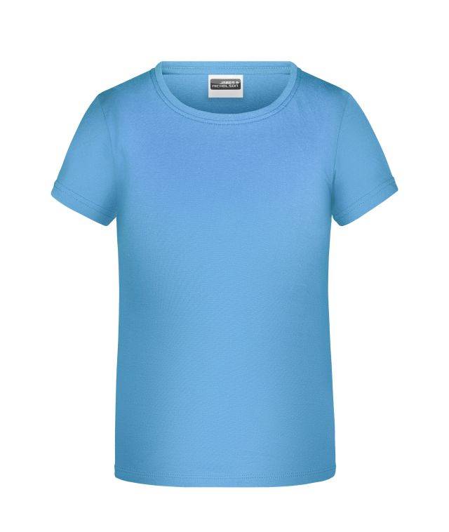 Promo-T Girl 150 Klassisches T-Shirt für Kinder blau, Gr. L