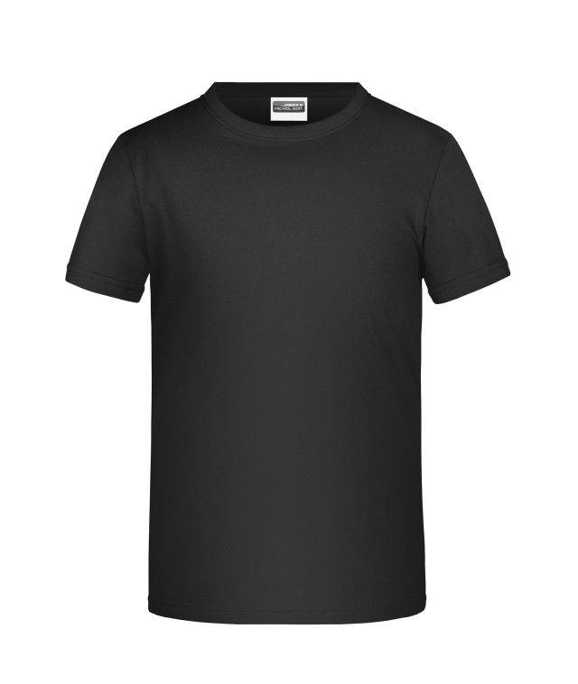 Promo-T Boy 150 Klassisches T-Shirt für Kinder schwarz, Gr. XS