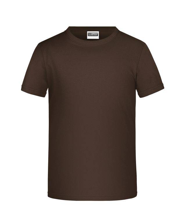 Promo-T Boy 150 Klassisches T-Shirt für Kinder braun, Gr. S