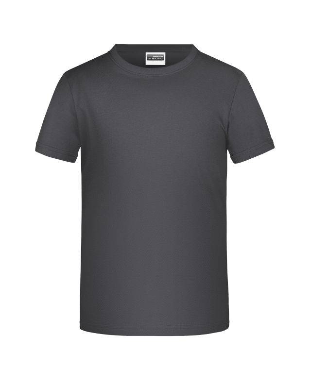 Promo-T Boy 150 Klassisches T-Shirt für Kinder grau, Gr. S