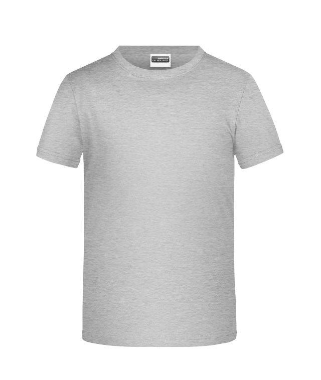 Promo-T Boy 150 Klassisches T-Shirt für Kinder grau, Gr. XS