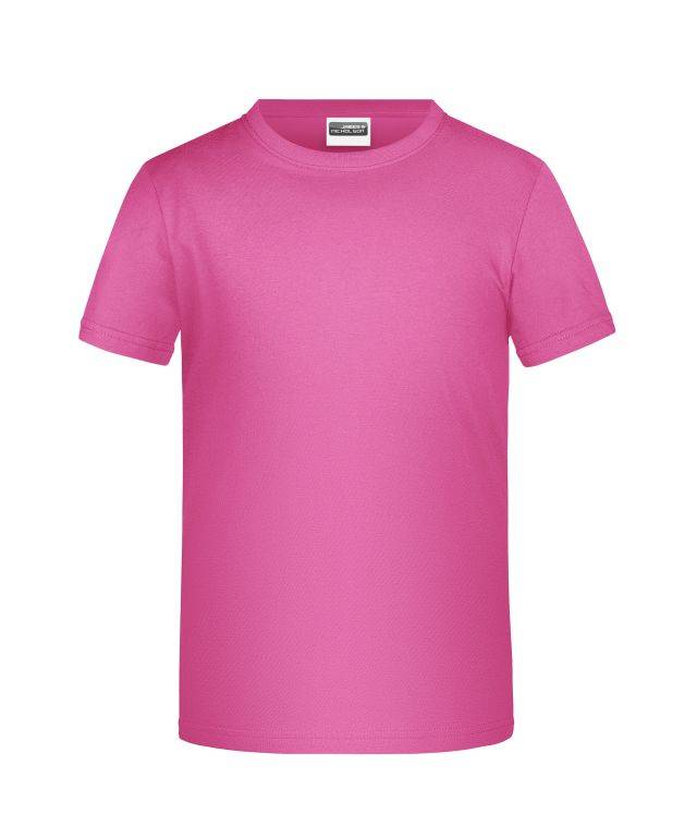Promo-T Boy 150 Klassisches T-Shirt für Kinder pink, Gr. M
