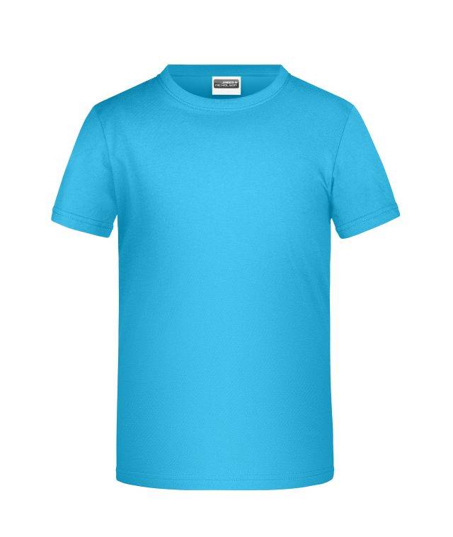 Promo-T Boy 150 Klassisches T-Shirt für Kinder blau, Gr. S