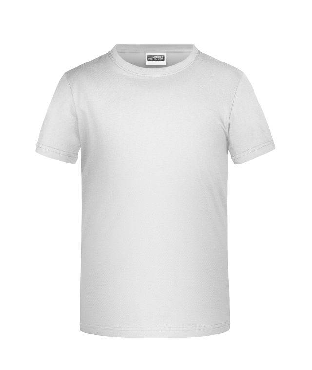 Promo-T Boy 150 Klassisches T-Shirt für Kinder weiß, Gr. M