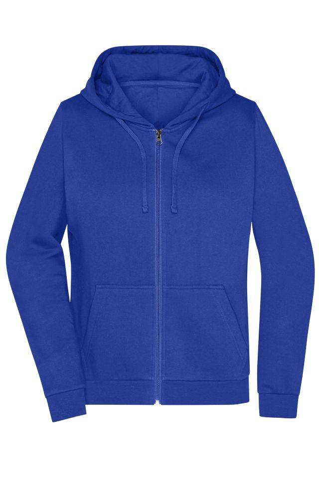 Promo Zip Hoody Lady Klassische Sweatjacke mit Kapuze blau, Gr. 3XL