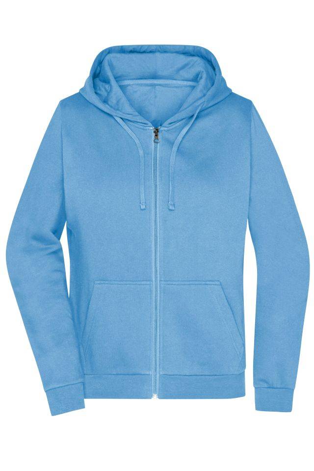 Promo Zip Hoody Lady Klassische Sweatjacke mit Kapuze blau, Gr. XS