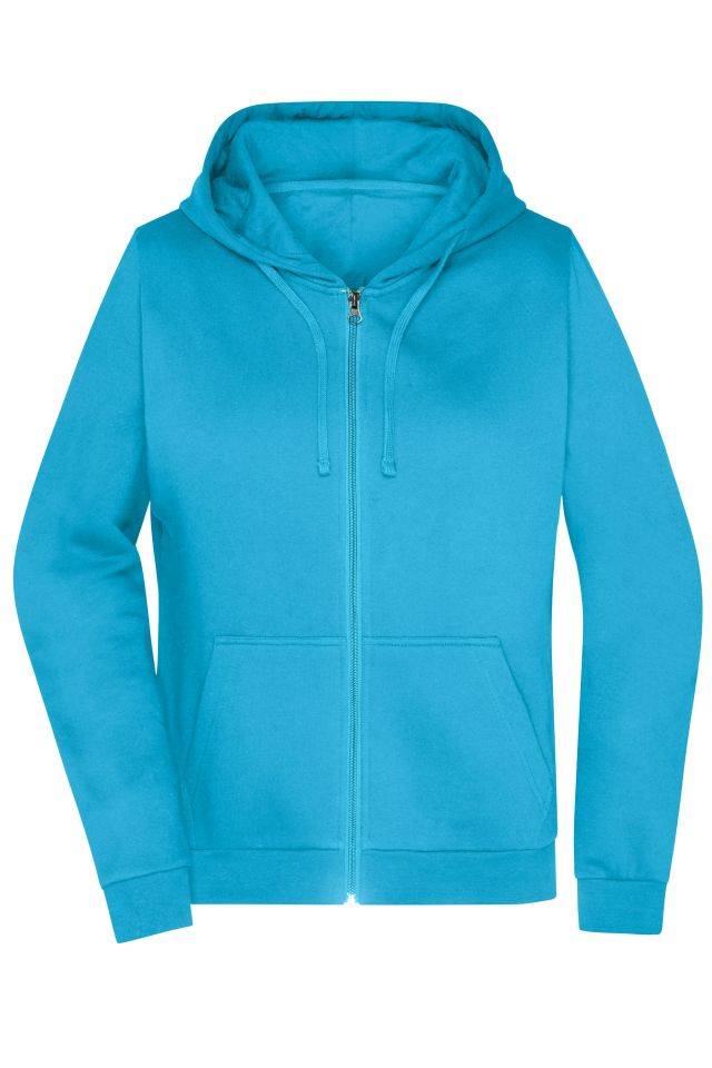 Promo Zip Hoody Lady Klassische Sweatjacke mit Kapuze blau, Gr. XS