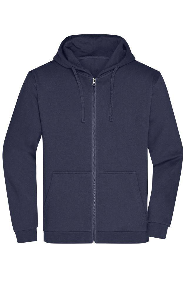 Promo Zip Hoody Men Klassische Sweatjacke mit Kapuze blau, Gr. 3XL