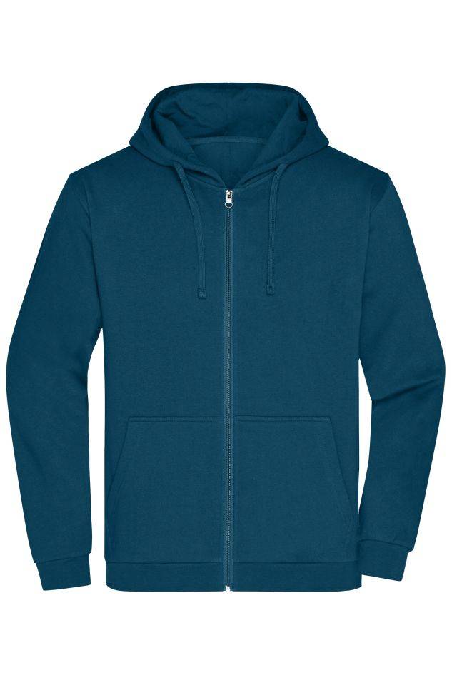 Promo Zip Hoody Men Klassische Sweatjacke mit Kapuze blau, Gr. XXL