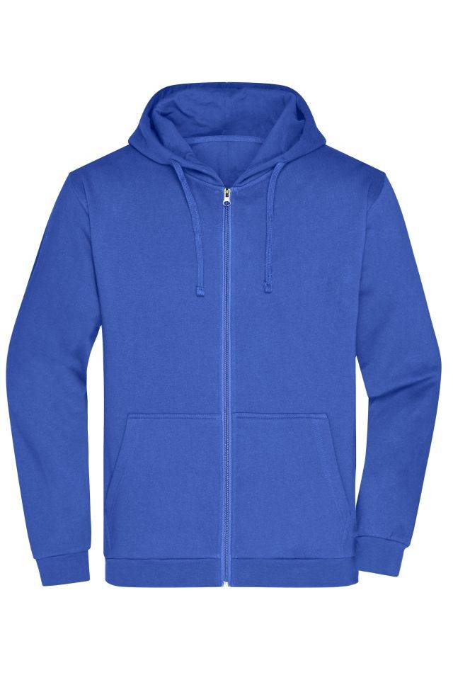 Promo Zip Hoody Men Klassische Sweatjacke mit Kapuze blau, Gr. S