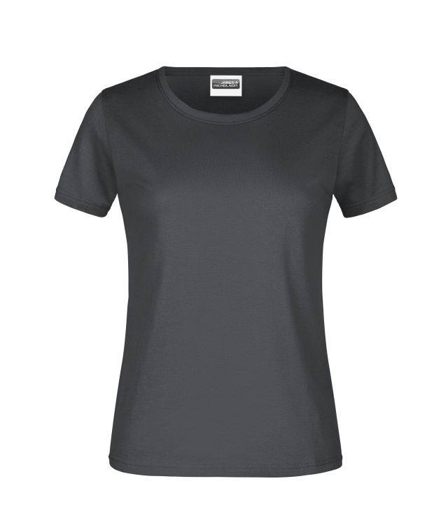 Promo-T Lady 180 Klassisches T-Shirt grau, Gr. S