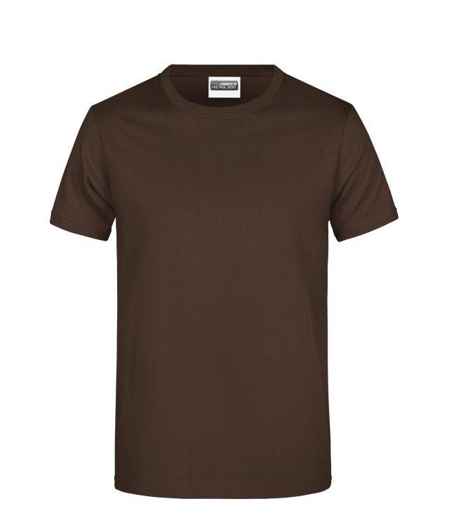 Promo-T Man 180 Klassisches T-Shirt braun, Gr. S