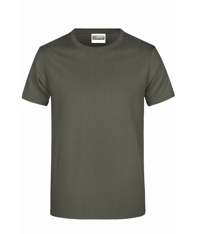 Promo-T Man 180 Klassisches T-Shirt grau, Gr. 4XL