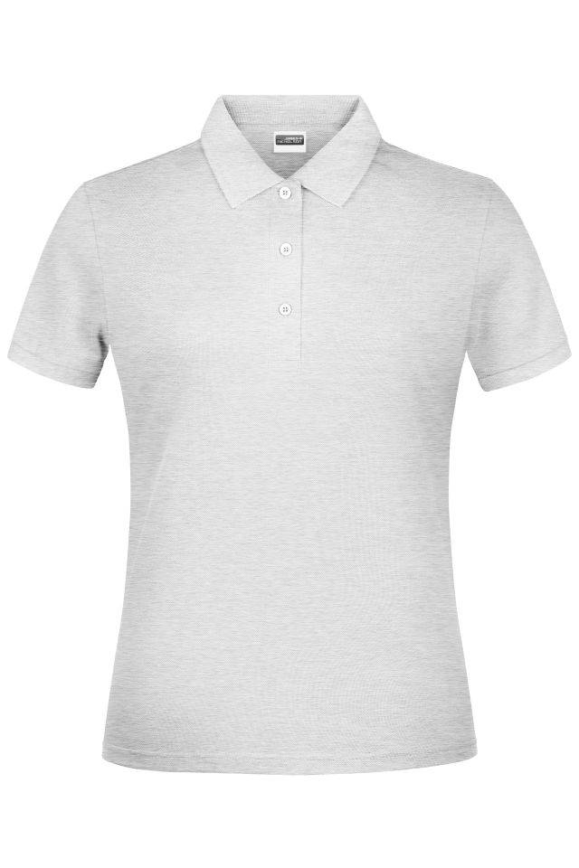 Promo Polo Lady Klassisches Poloshirt grau, Gr. M