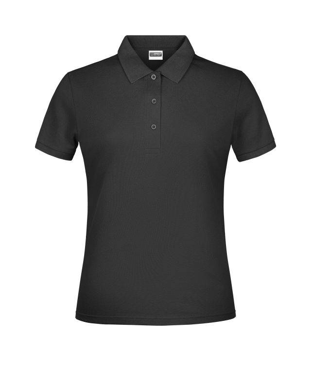 Promo Polo Lady Klassisches Poloshirt schwarz, Gr. XL