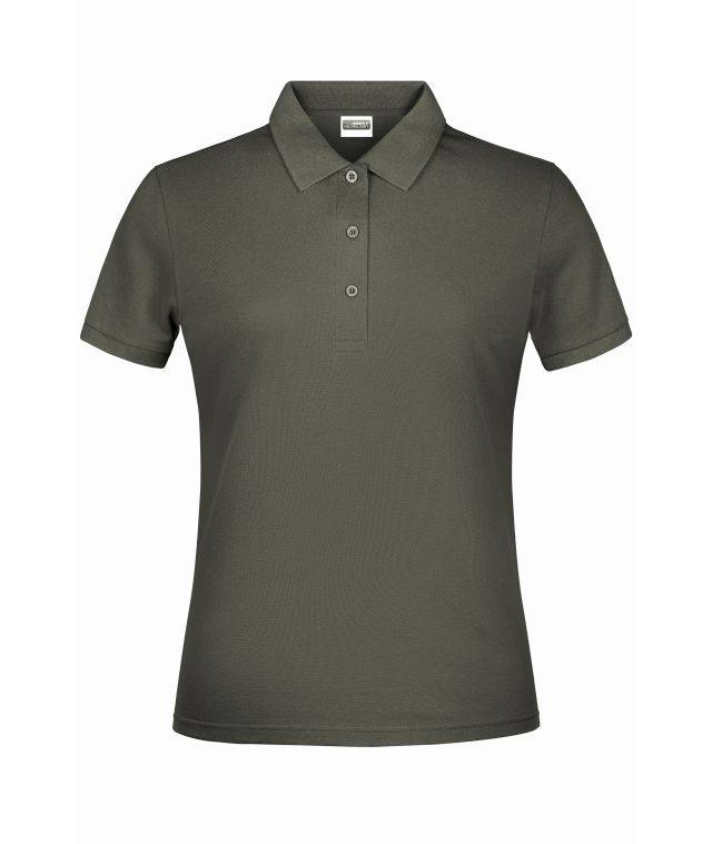 Promo Polo Lady Klassisches Poloshirt grau, Gr. L