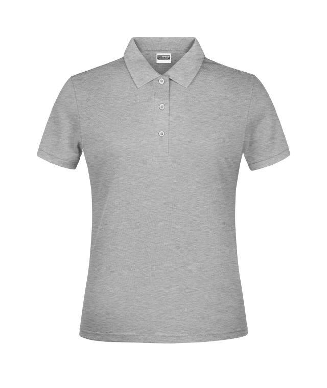 Promo Polo Lady Klassisches Poloshirt grau, Gr. L