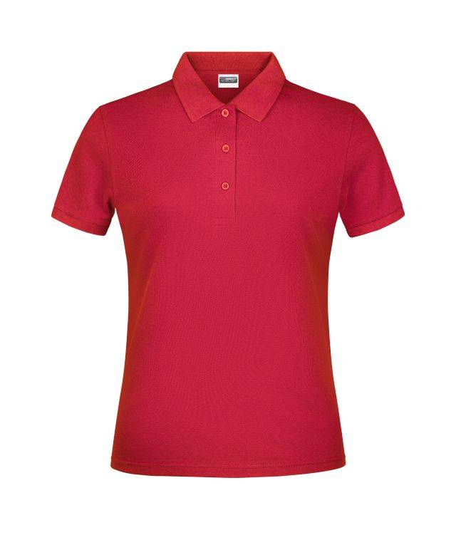 Promo Polo Lady Klassisches Poloshirt rot, Gr. 3XL