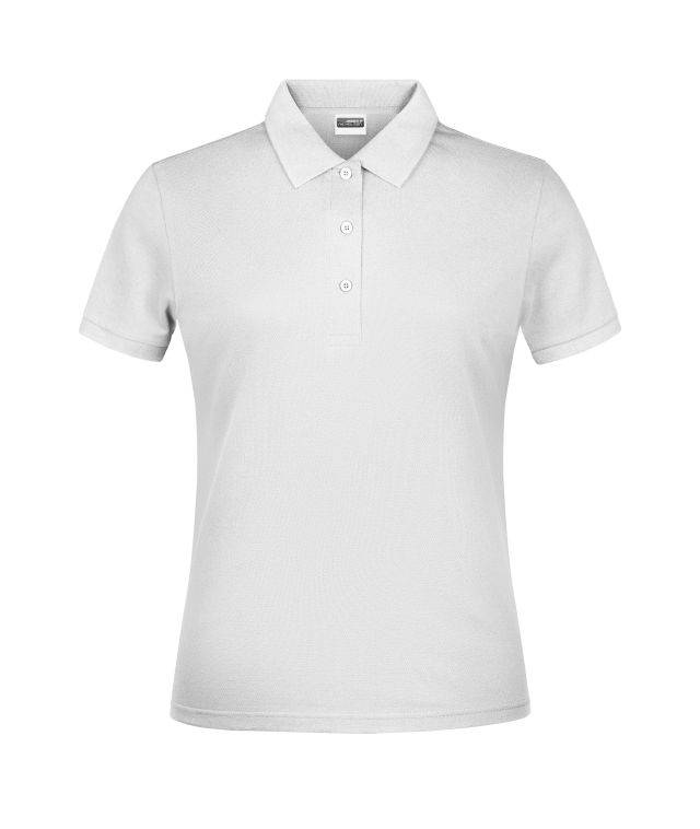Promo Polo Lady Klassisches Poloshirt weiß, Gr. XL