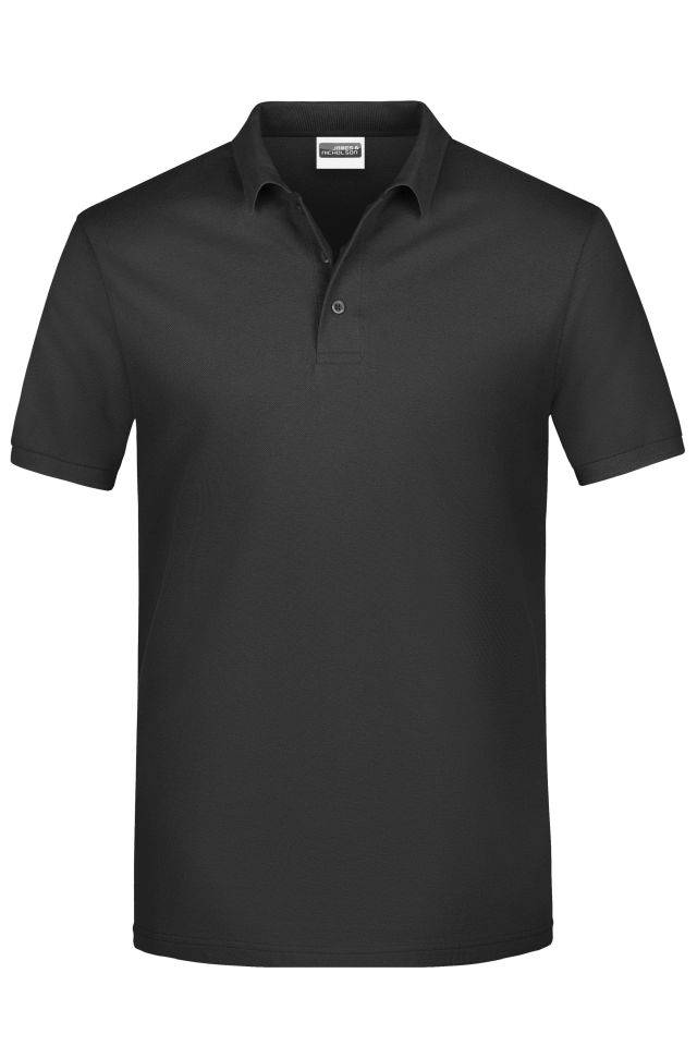 Promo Polo Man Klassisches Poloshirt schwarz, Gr. 5XL