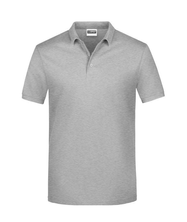 Promo Polo Man Klassisches Poloshirt grau, Gr. 3XL