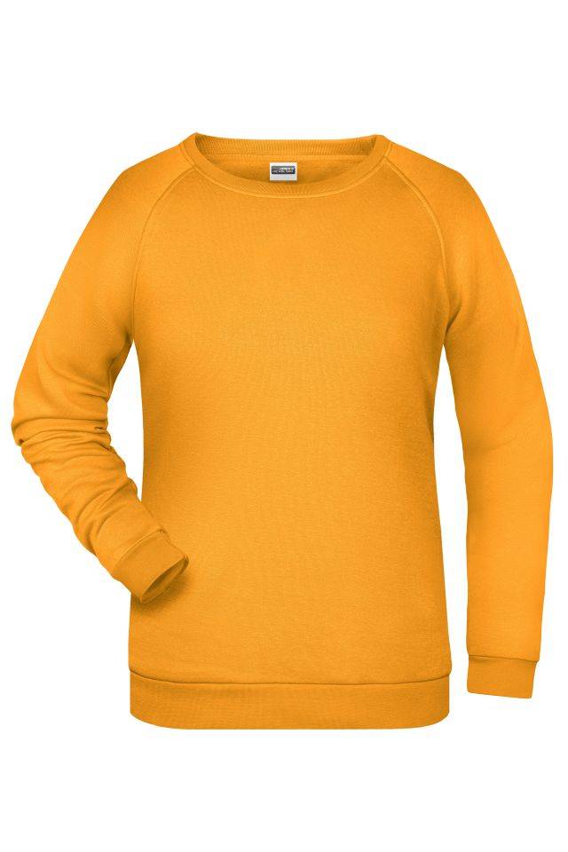 Promo Sweat Lady Rundhals-Sweatshirt mit Raglanärmeln gelb, Gr. XXL