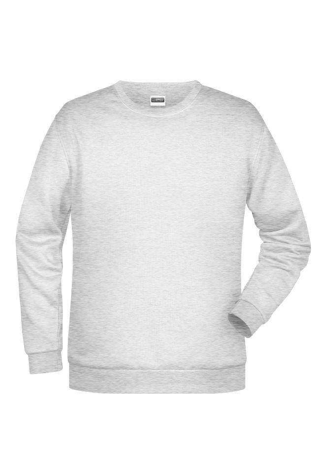 Promo Sweat Men Rundhals-Sweatshirt mit Raglanärmeln grau, Gr. S