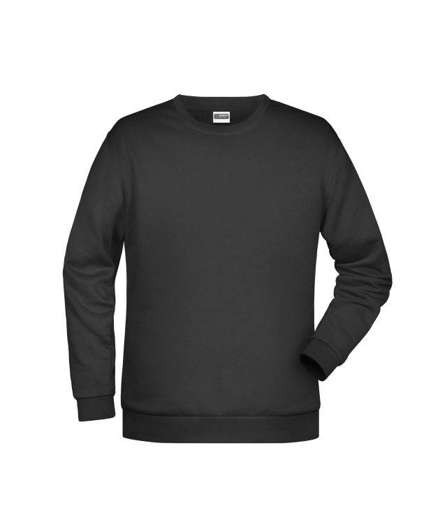 Promo Sweat Men Rundhals-Sweatshirt mit Raglanärmeln schwarz, Gr. S