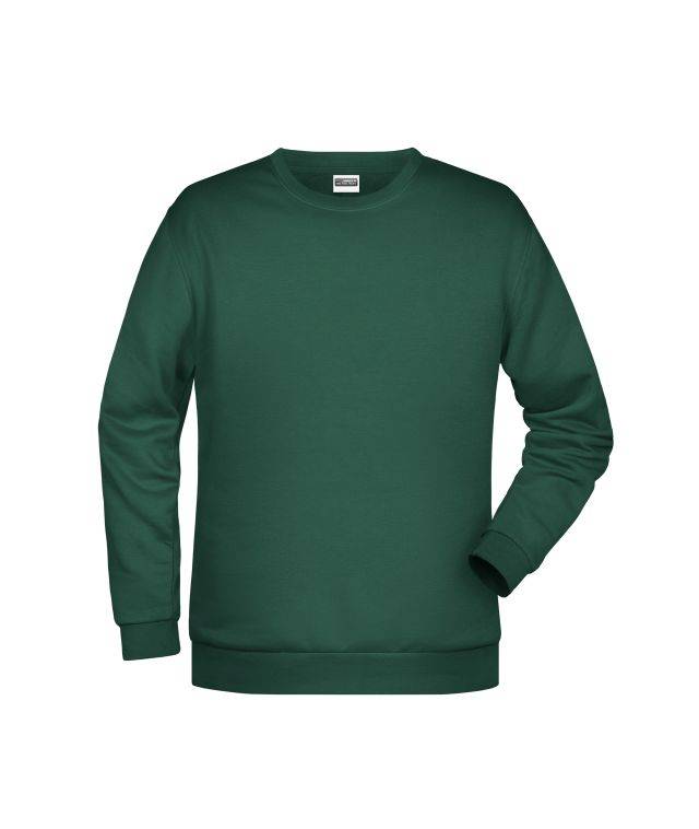 Promo Sweat Men Rundhals-Sweatshirt mit Raglanärmeln grün, Gr. 3XL