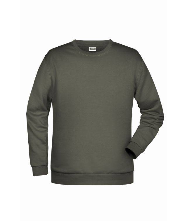 Promo Sweat Men Rundhals-Sweatshirt mit Raglanärmeln grau, Gr. XL
