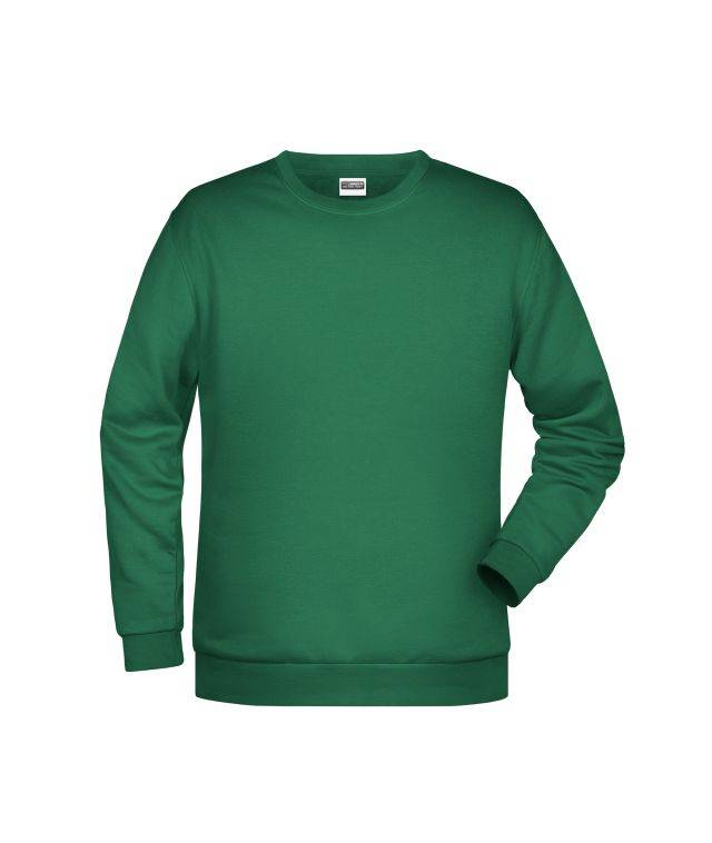 Promo Sweat Men Rundhals-Sweatshirt mit Raglanärmeln grün, Gr. 3XL