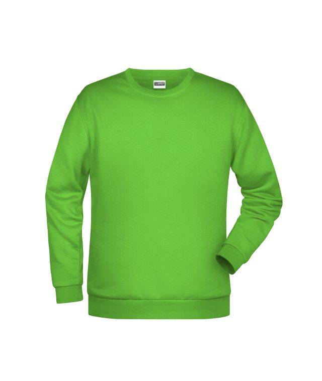 Promo Sweat Men Rundhals-Sweatshirt mit Raglanärmeln grün, Gr. XL