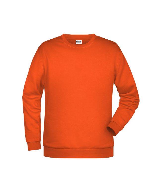 Promo Sweat Men Rundhals-Sweatshirt mit Raglanärmeln orange, Gr. M