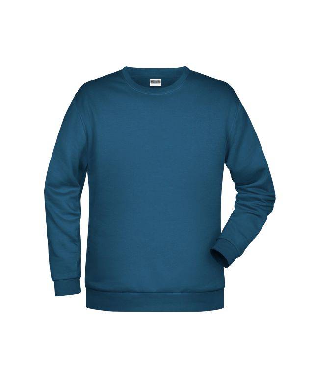 Promo Sweat Men Rundhals-Sweatshirt mit Raglanärmeln blau, Gr. XXL