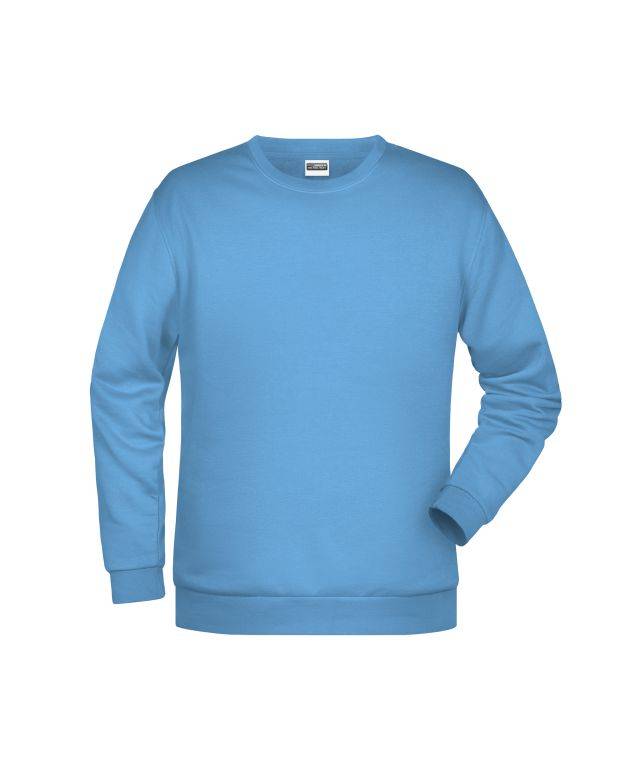 Promo Sweat Men Rundhals-Sweatshirt mit Raglanärmeln blau, Gr. XXL