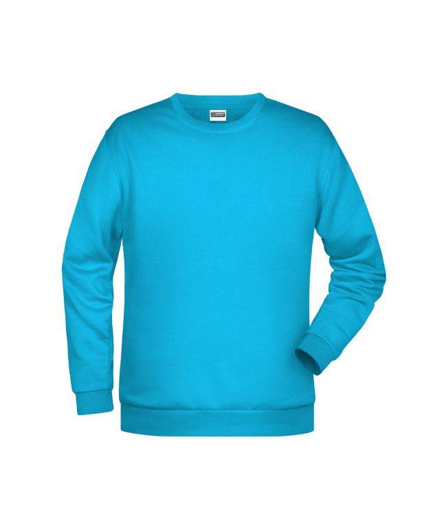 Promo Sweat Men Rundhals-Sweatshirt mit Raglanärmeln blau, Gr. XXL