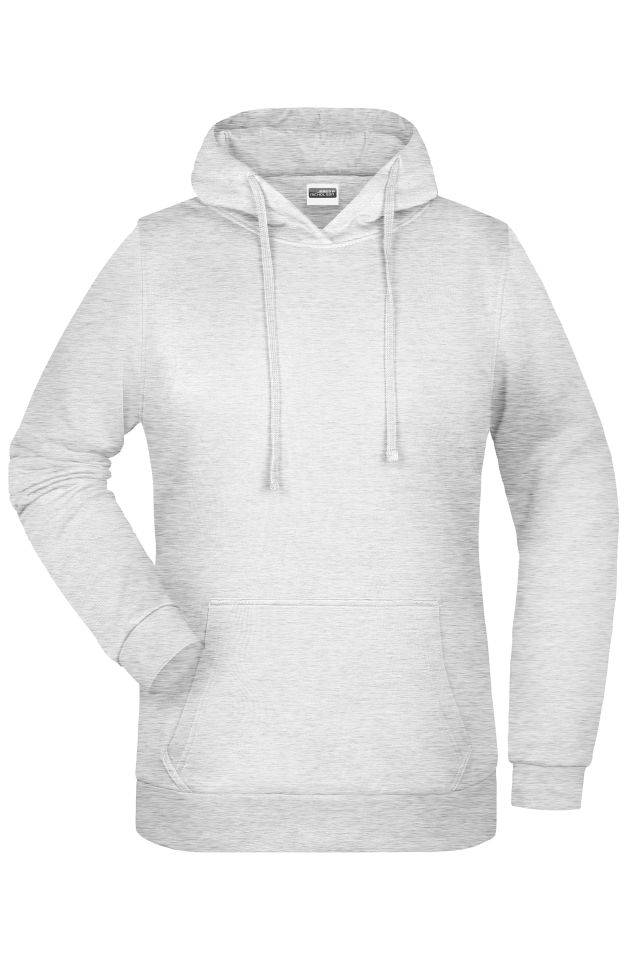 Promo Hoody Lady Klassisches Kapuzensweat grau, Gr. M