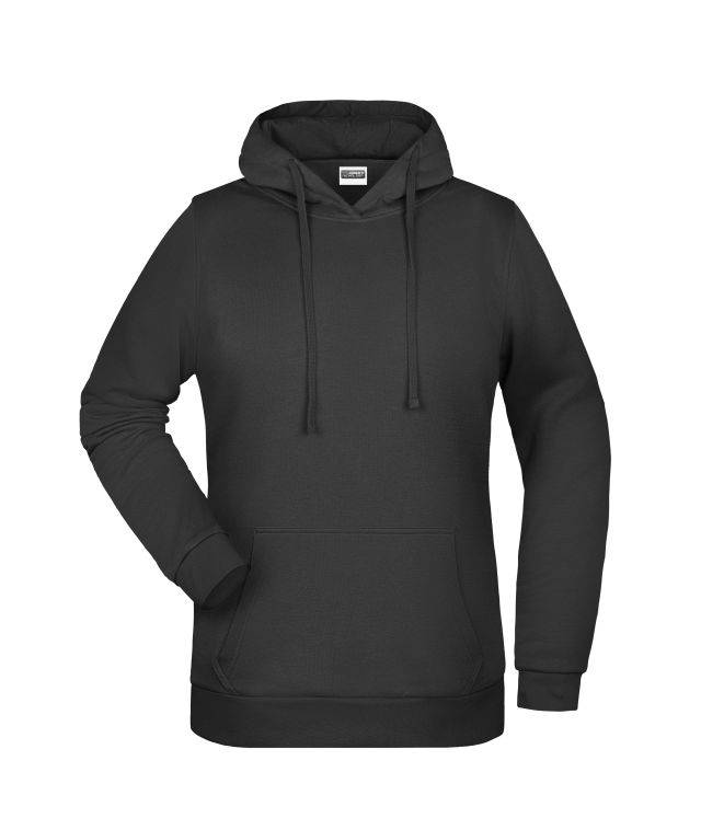 Promo Hoody Lady Klassisches Kapuzensweat schwarz, Gr. XL