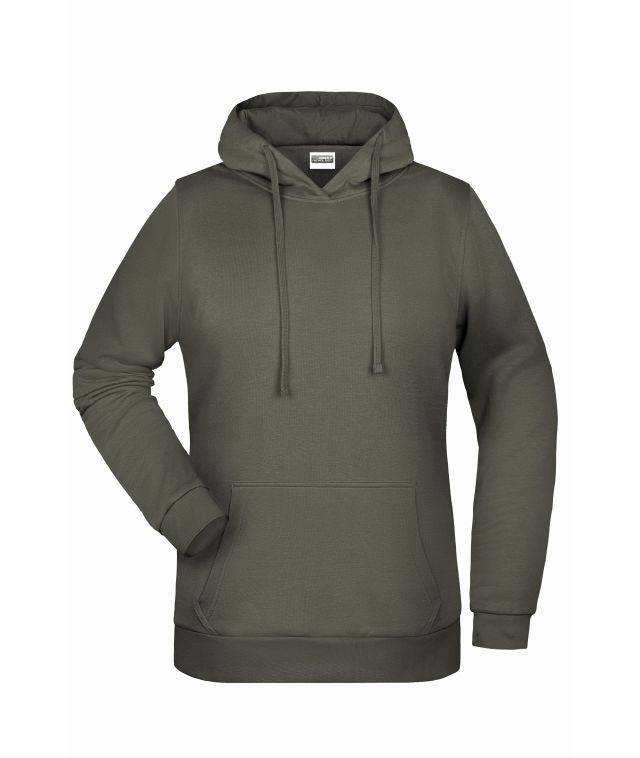 Promo Hoody Lady Klassisches Kapuzensweat grau, Gr. XXL
