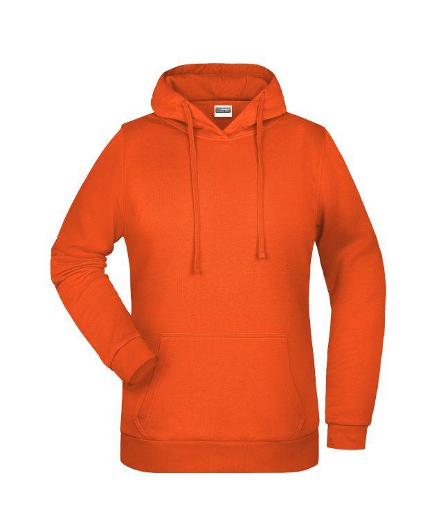 Promo Hoody Lady Klassisches Kapuzensweat orange, Gr. M