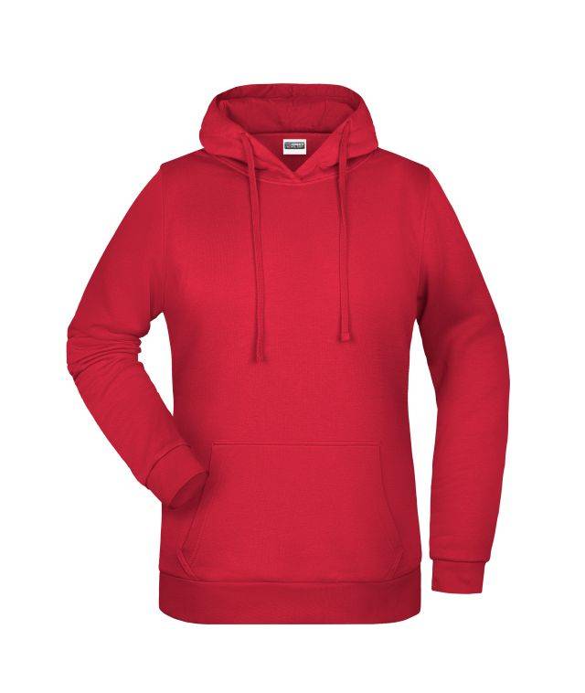 Promo Hoody Lady Klassisches Kapuzensweat rot, Gr. S