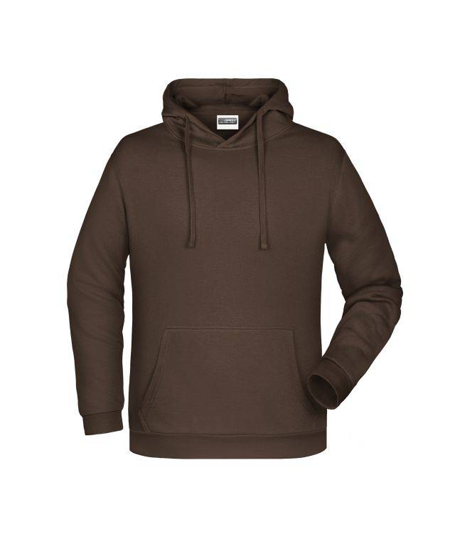Promo Hoody Man Klassisches Kapuzensweat braun, Gr. XXL